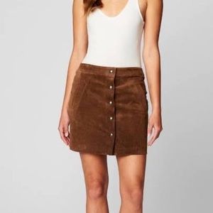 Suede skirt from Blank NYC
